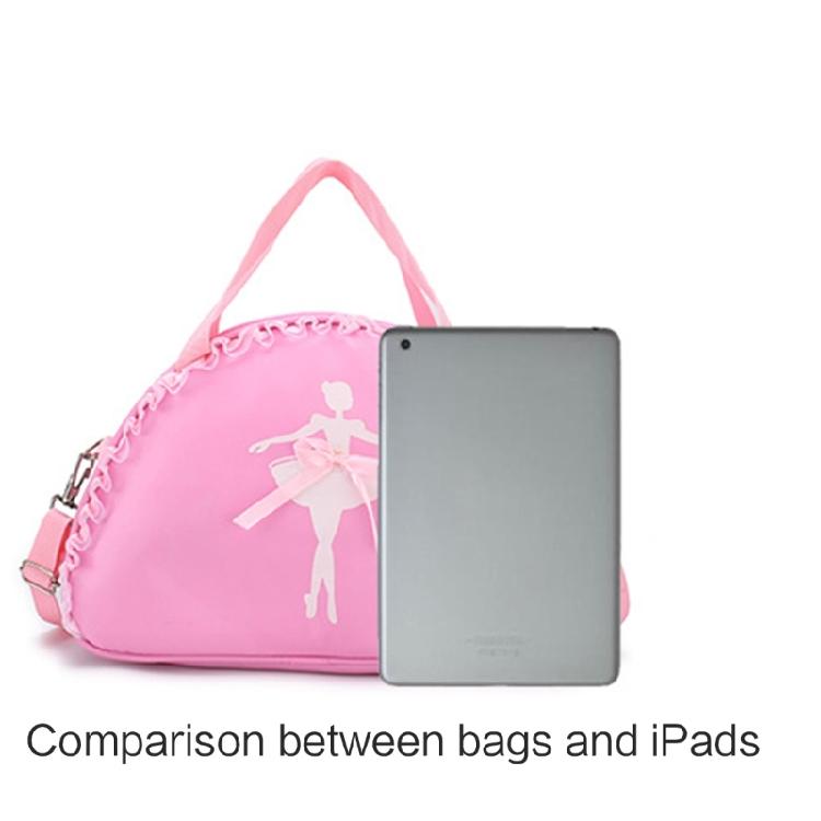 Девочка Воланы Кружево Балетная Сумка для Танцев Милая Сумка-Клатч Сумка Через Плечо Рюкзак