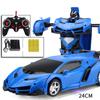 1:18 Remote Control Transforming Car Induction Transforming Robot Rc Car Children Racing Car Model