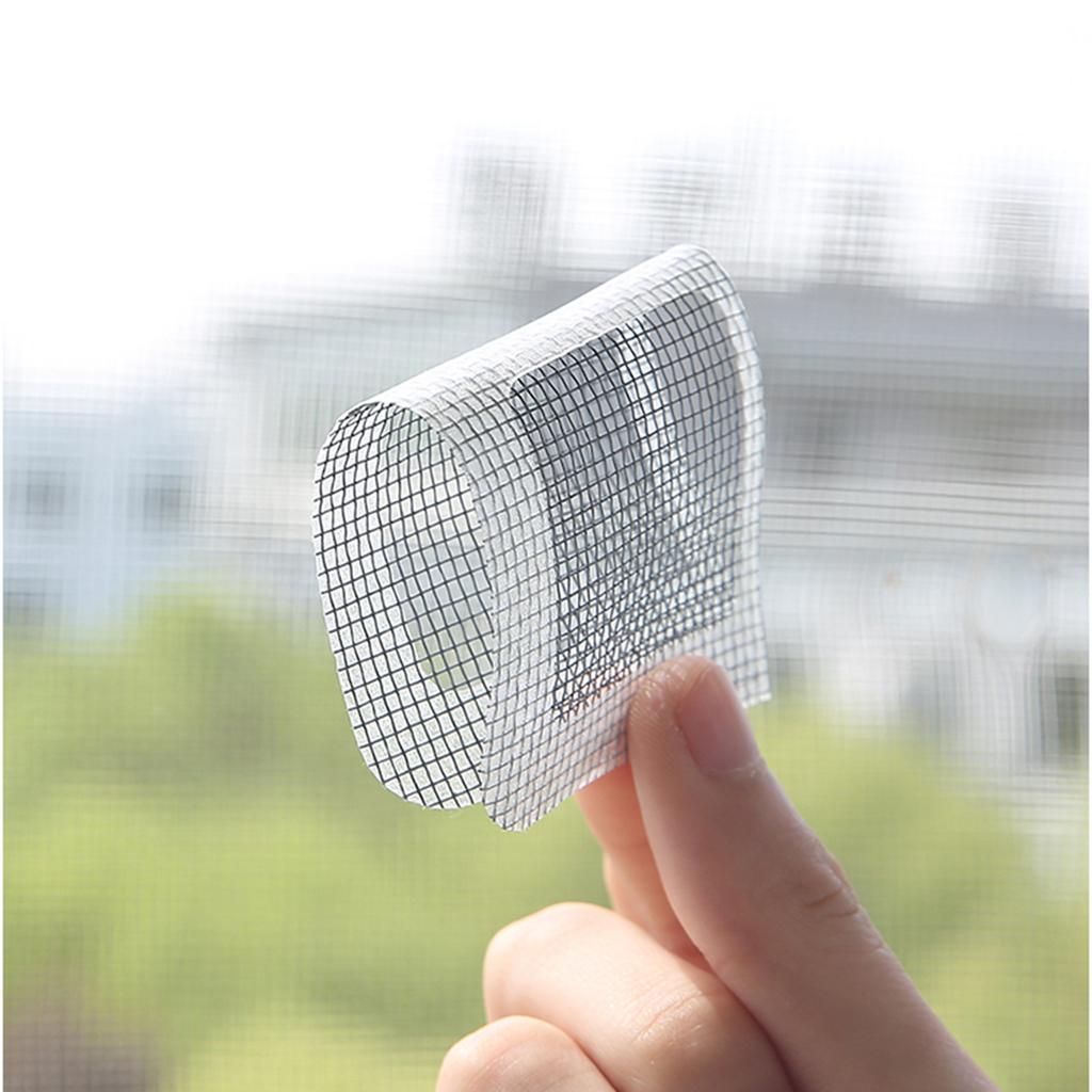 Лента для окон и дверей, водонепроницаемая сетка из стекловолокна, комплект сеток, прочный клей, виниловая заплата для экрана