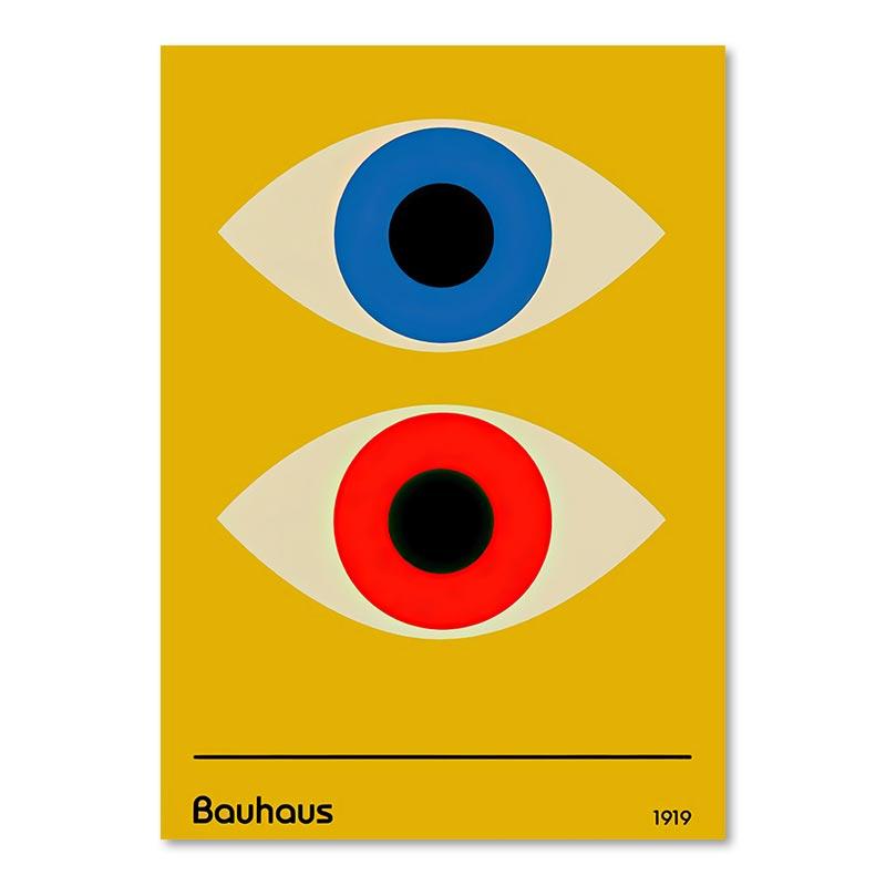 Абстрактные геометрические линии Баухауза, постеры и принты, скандинавская Япония, настенная живопись на холсте, современные картины для декора гостиной