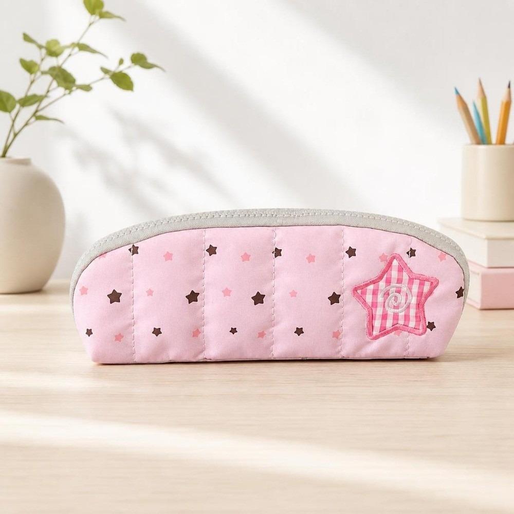 Cute Star Pencil Pouch Kawaii Stationery Storage Case Cartoon Stationery Bag Pencil Holder