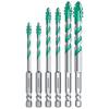 Serrated Eccentric Drill Bit Four-Edged Concrete Drill Bit Set Tile Drill Bit  Drilling Tool