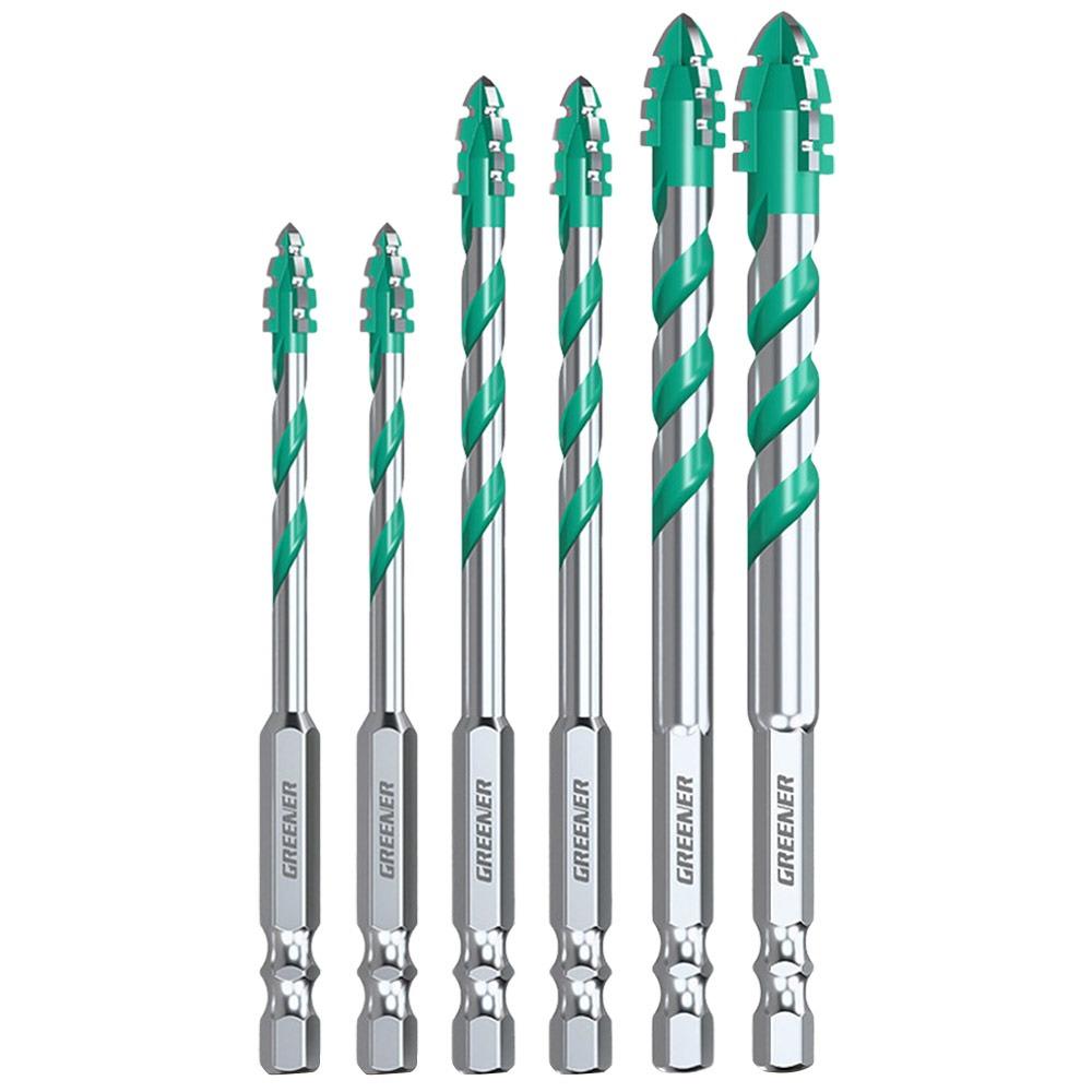 Serrated Eccentric Drill Bit Four-Edged Concrete Drill Bit Set Tile Drill Bit Drilling Tool