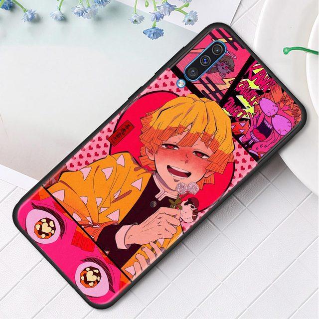 Силиконовый чехол для Samsung Galaxy A50 A70 A10 A20e A30 A40 A20s A10s A10e A80 A90 A60 A30s, чехол в виде ракушки, Demon Slayer Kimetsu, аниме