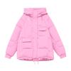 Women's Winter Warm Cotton With Multiple Pockets And Aipper Hooded Cotton Jacket