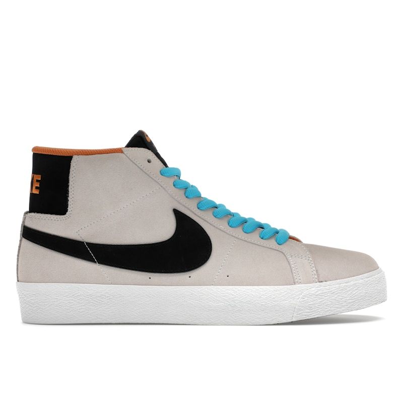 Nike Zoom Blazer Mid SB Electric Pack Men Sneakers Cream Phantom Black HF3831-001