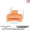 Korean Chic Temperament Hair Claw - Square Clips in Large, Medium, Small for Women, Internet Celebrity Style Hairpin
