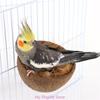 Bird Nest Parrot Coconut Shell Nest House Bird Cage Hanging Bed Small Birdcage Toy Sleep Bed for Budgies Cockatiel