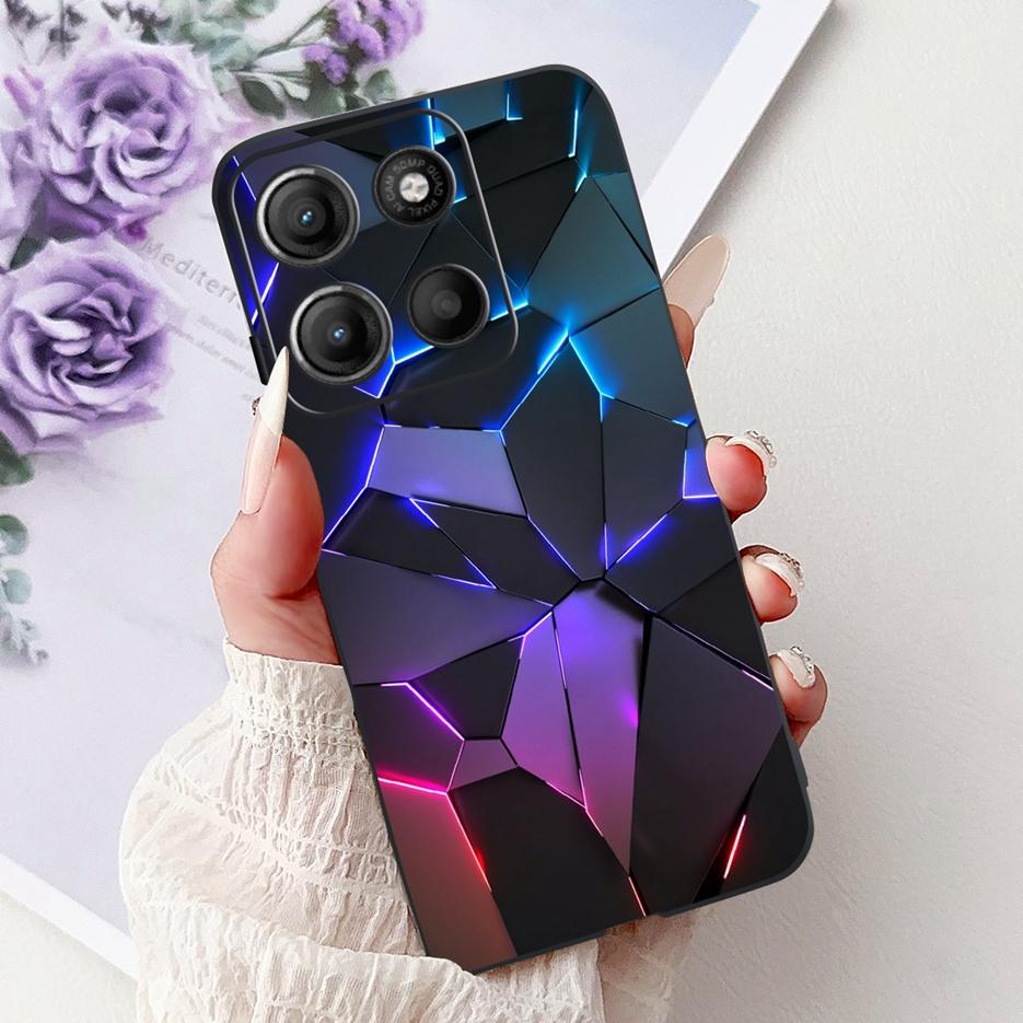 Чехол для Motorola Moto G15 Moto G75 XT2437-2 Роскошный Популярный Расписной Чехол Мягкий ТПУ Чехол для Телефона Для Motorola G15 G 75 MotoG75 Сумки