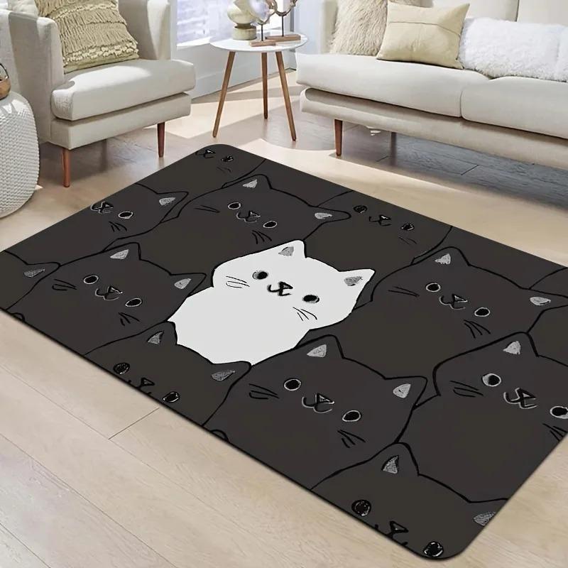 1PC Stripe Pattern Kitchen Rugs Non-Slip Door Mats Pop design Bathroom Rug Bath Mat Carpet for Home Sink Laundry Decor