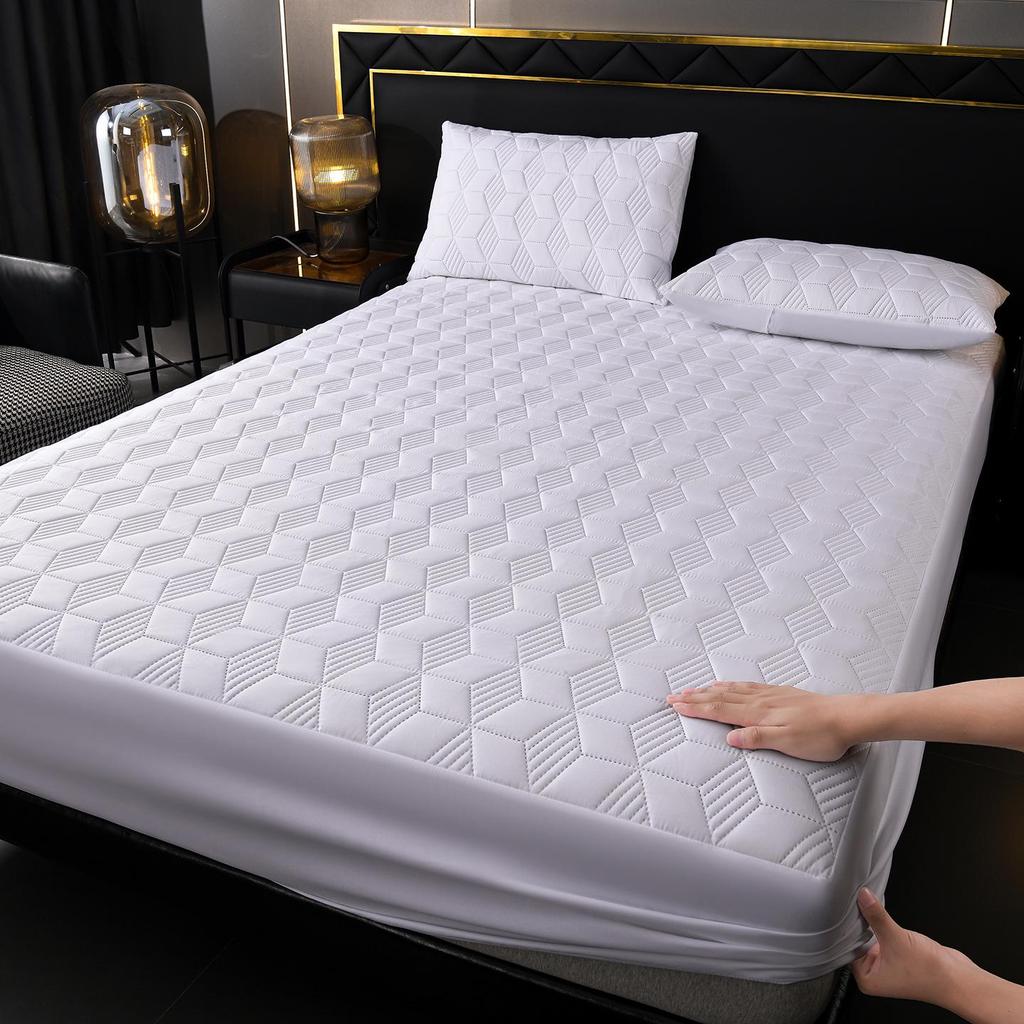 Стеганый водонепроницаемый натяжной простыня-защита для матраса