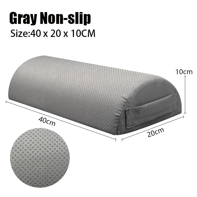 Semicircle Foot Rest Pad Slow Rebound Leg Pad Office Ottoman Pregnant Woman Side Sleeping Knee Pillow Footrest Massage Support