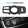 LHD RHD Headlight Lamp Rotary Button Foglight Switch Cover Panel Trim For BMW 5 5GT 6 7 X3 X4 Series F10 F11 F07 F06 F01 F25