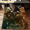 Custom Name Journey Through Middle-earth Rug Office Rug Chair Mat Non Slip Carpet Rugs for Bedrooms Dining Room Living Room Home Decor gifts