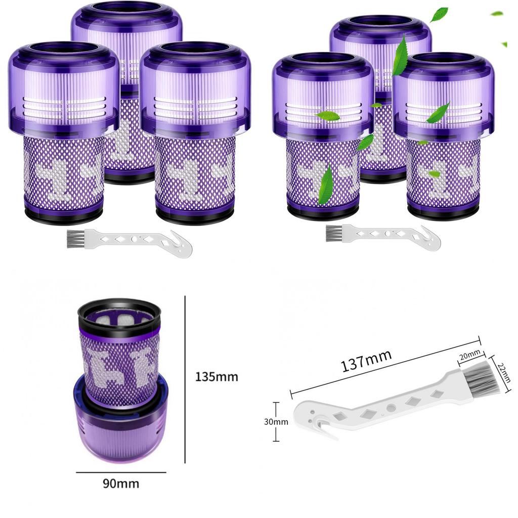 Совместимый HEPA-фильтр Dyson V10 для V6 V8 V11 V12 V15 для домашнего использования, белый