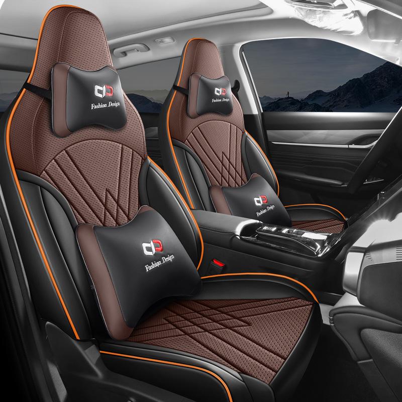 Новая модель Подушка на сиденье автомобиля из натуральной кожи для Dongfeng Fengshen L7 - Универсальная посадка для четырех сезонов