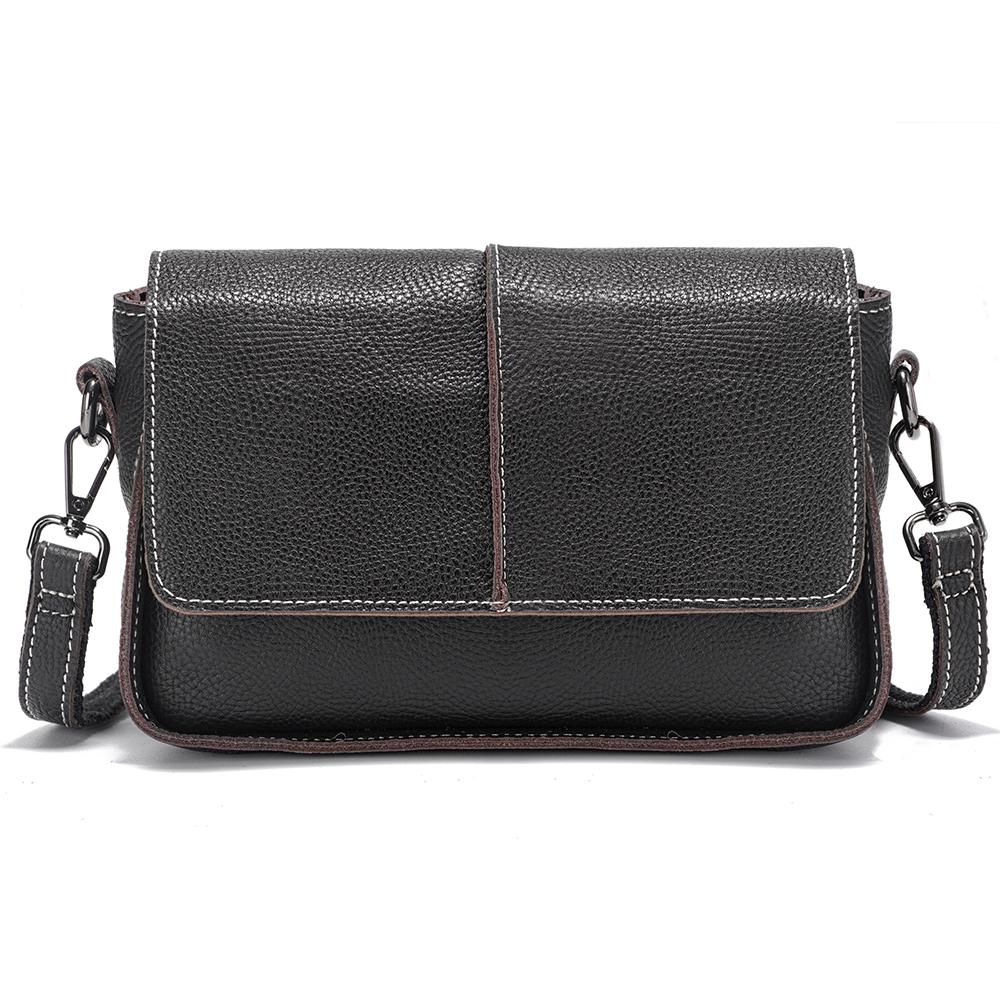 Сумка Zency из коровьей кожи через плечо, маленькая женская сумка через плечо