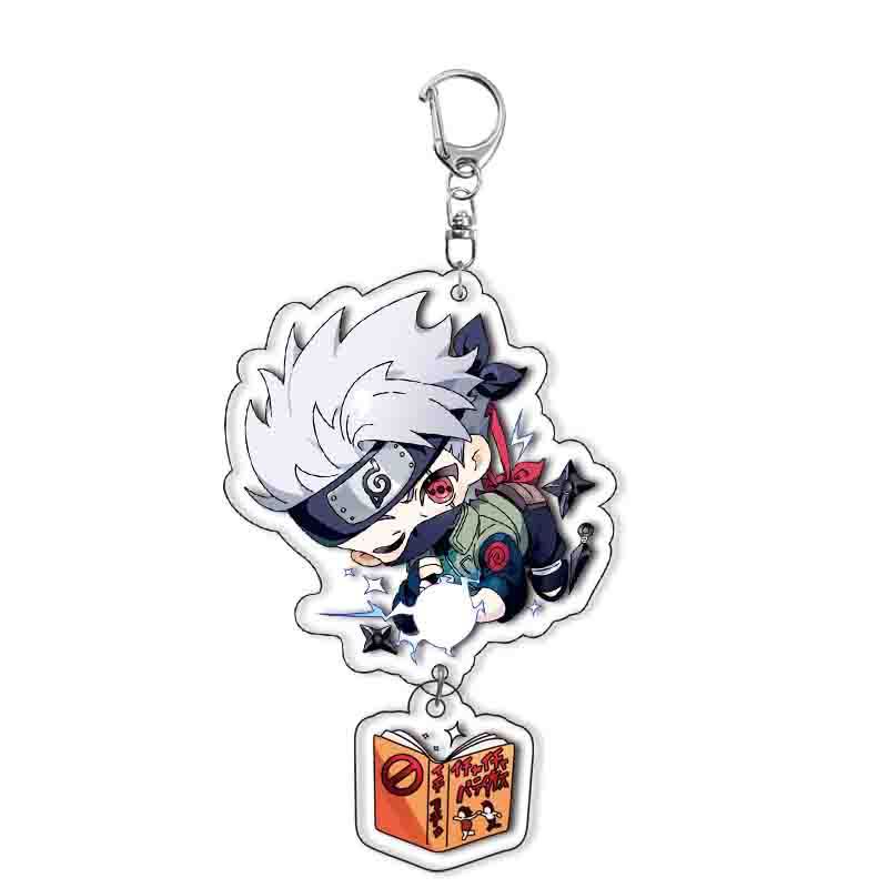 Аксессуары для акриловых брелоков Аниме Наруто Брелок для ключей с рисунком из мультфильма Узумаки Наруто