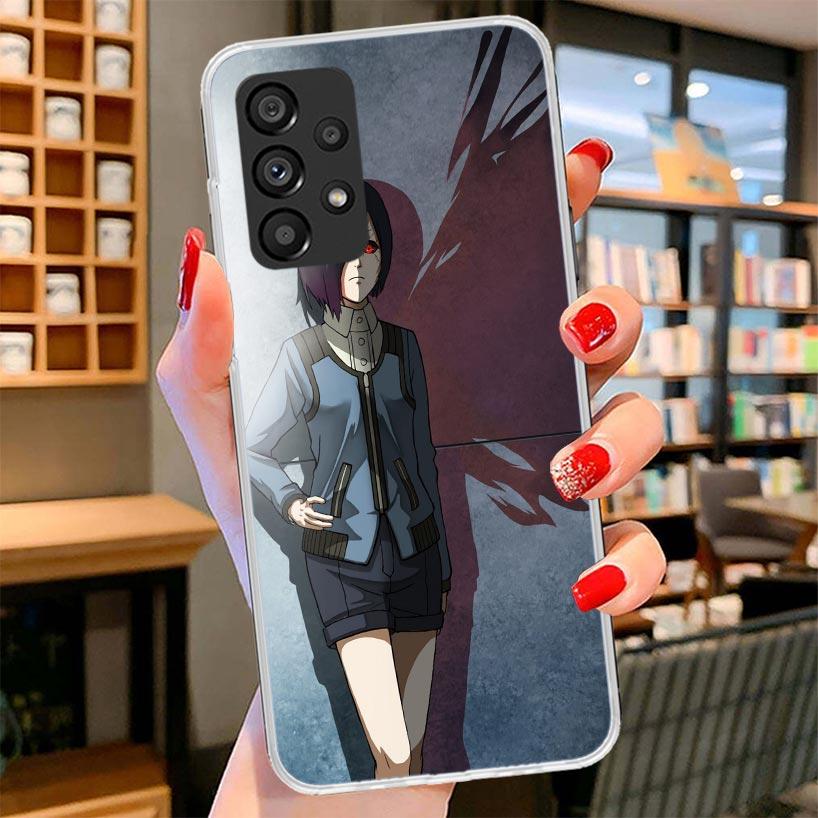 G-Ghoul Tokyo Touka Kirishima Phone Case For Samsung Galaxy A12 A22 A32 A52 A72 A02S Phone Case Note 20 Ultra 10 S10 Plus A51 A7
