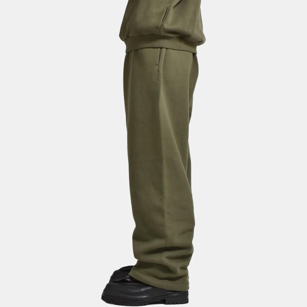 Мужские флисовые свободные спортивные штаны Fear of God Essentials, цвет Military