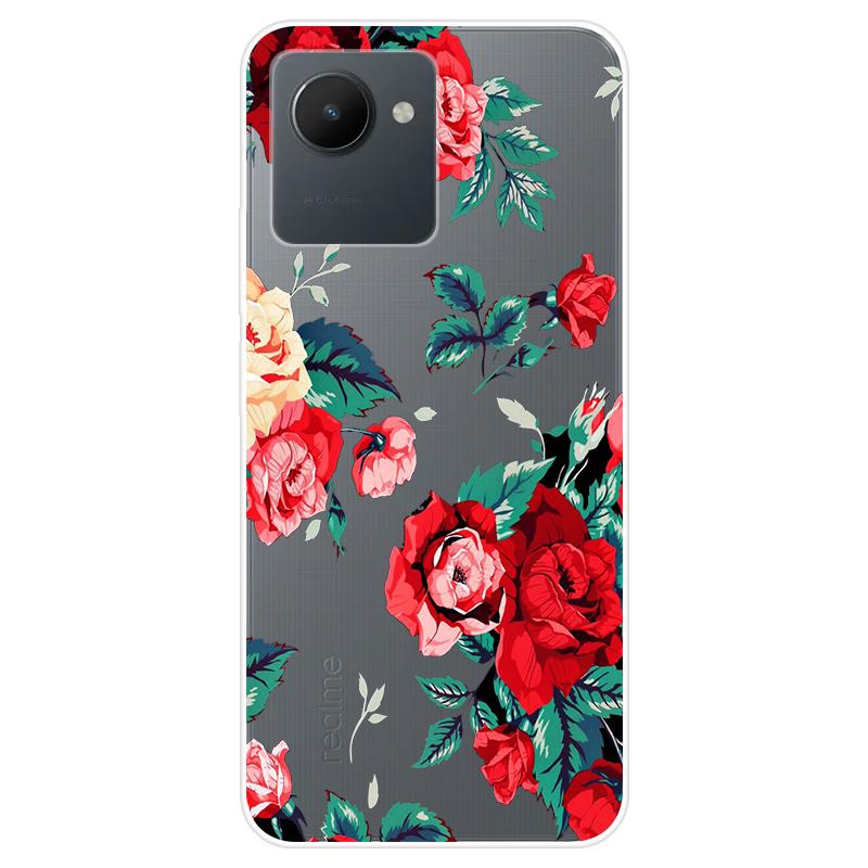 Для Realme C30S C 30S RealmeC30S чехол Мягкая силиконовая задняя крышка Чехол для телефона с рисунком из мультфильма Разнообразие