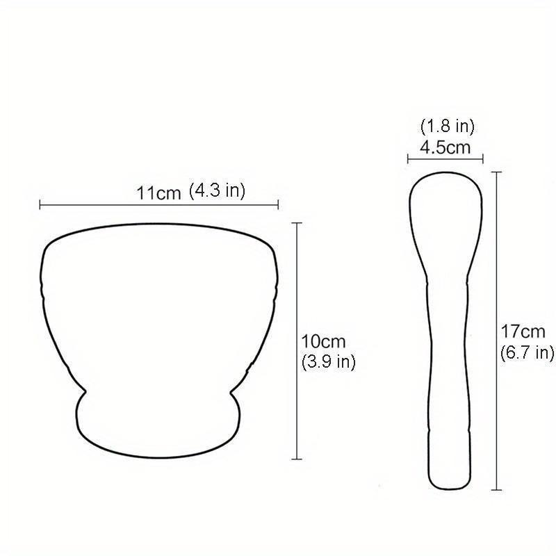 Набор пестиков из смолы, ступка для смешивания чеснока, трав, специй, шлифовальная дробилка, чаша, кухонные инструменты для ресторана