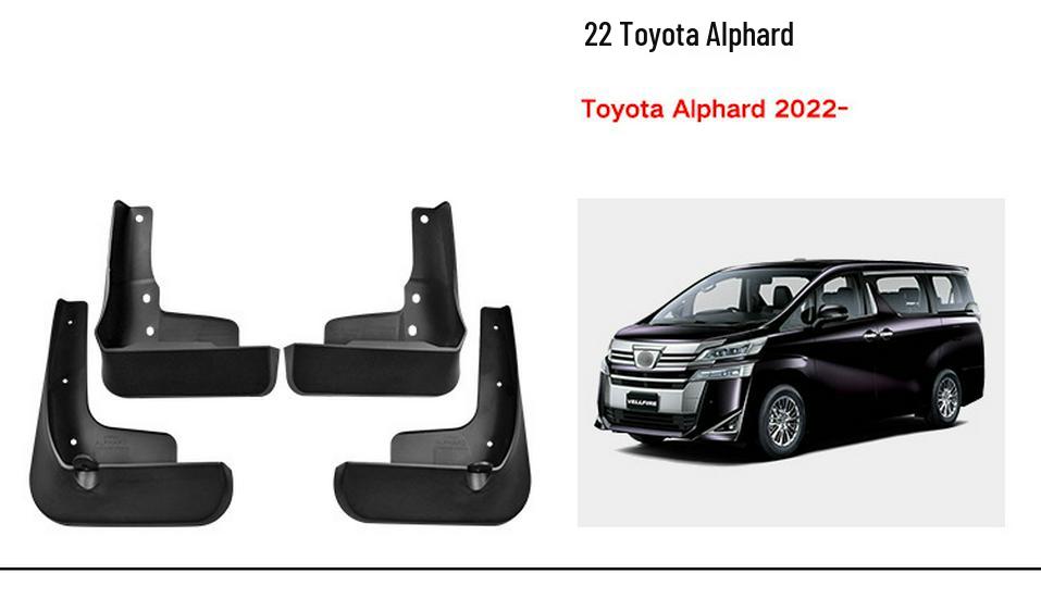 Кожаные брызговики для автомобилей Toyota Tundra, Venza, Sienna, Alphard, Frees и AVANZA.