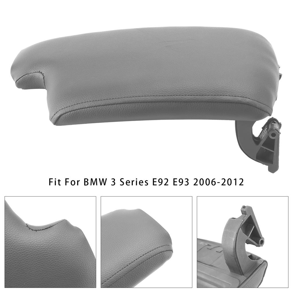 Серый кожаный подлокотник крышка центральной консоли для BMW E90 E91 E92 E93 51169134486