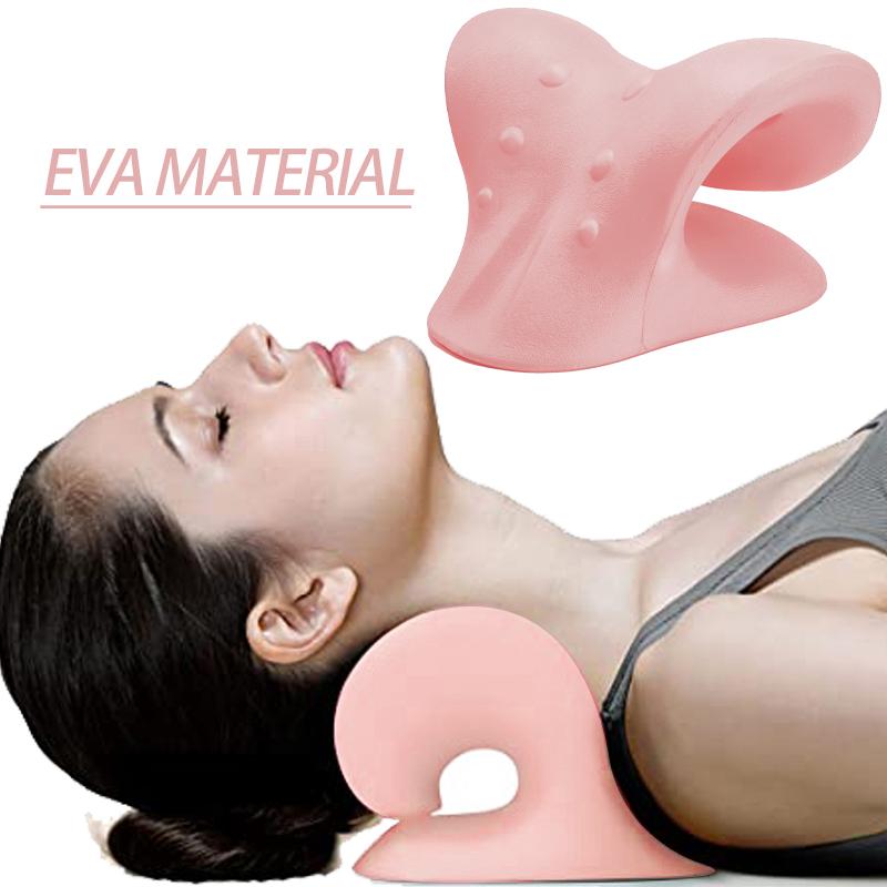 Neck and Shoulder Stretcher Neck Relaxer Cervical Traction Device Cervical Spine Correction Pillow