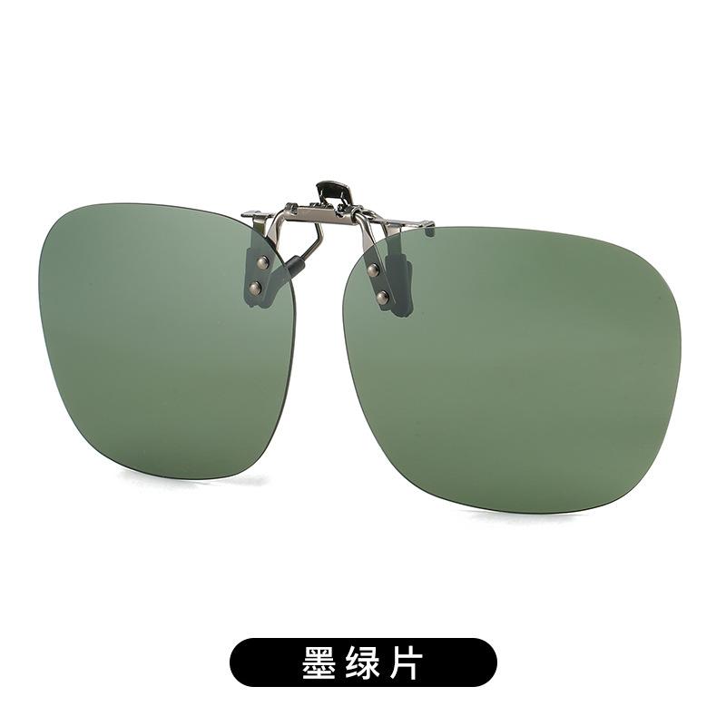 Солнцезащитные очки-клипсы, для рыбалки на открытом воздухе, для вождения, поляризационные, клипсовые, день и ночь, без оправы, многоугольные очки