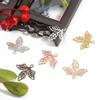 10Pcs Metal Copper Maple Leaf Charm DIY Accessories Findings Supplies For Jewelry Making