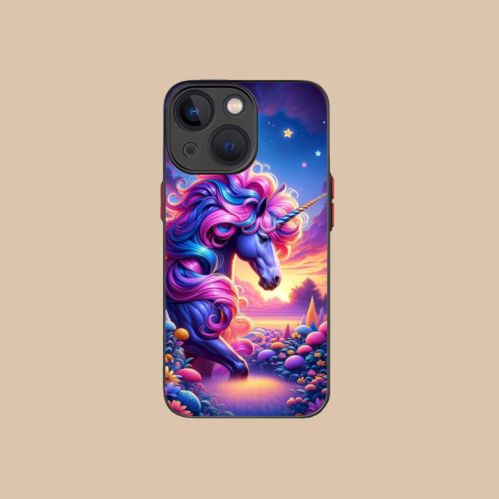 Фантазийный чехол для телефона с единорогом для iPhone 17 16 15 14 13 12 11 X XR XS 8 7 Air Pro Max Plus Mini Цветной силиконовый чехол