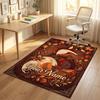 Astronomical Theme Soft Crystal Velvet Rug Custom Name & Text Print Non Slip Floor Rug for Bedroom Living Room