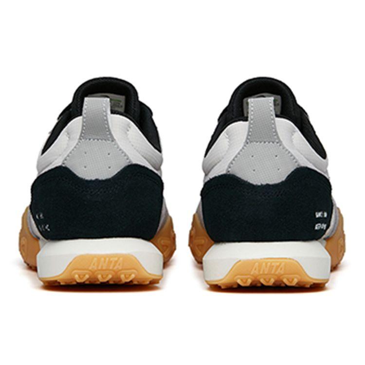 Anta Наследие Модные Ретро Низкие Спортивные Повседневные Кроссовки Мужские Кроссовки Серый Черный 112218856-3