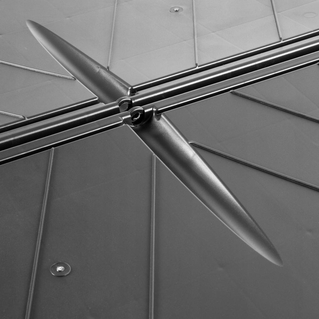 KADAX Садовый компостер модульный 860л морозостойкий круглогодичный черный