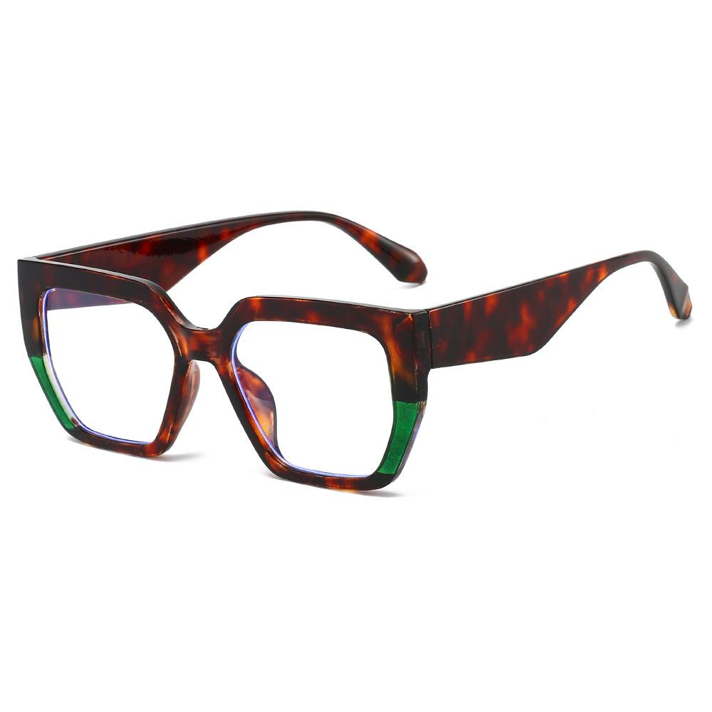 2025 New Arrival Concave Frame Square Sunglasses with Contrast Color Oversized Retro Chic for Unisex with UV400 Lenses