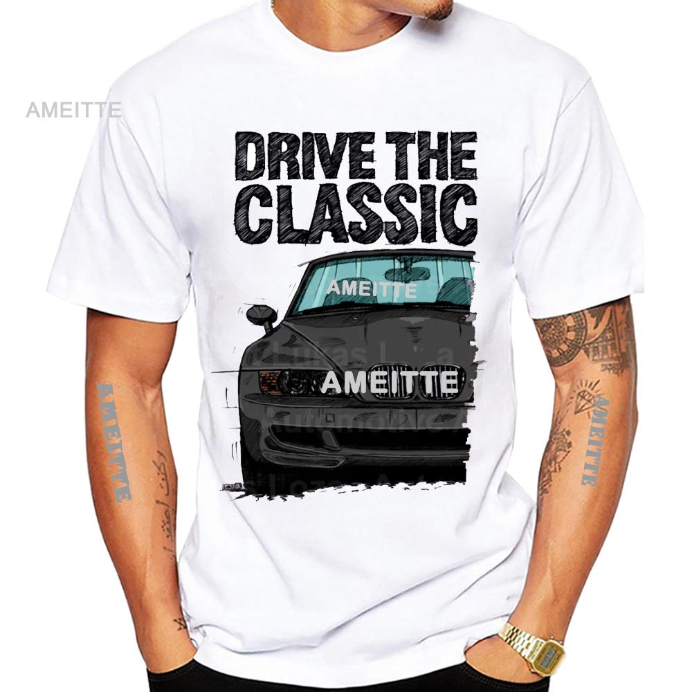 New Summer Unisex Short Sleeve Drive The Classic Z3 M Sports Car Tshirt White T Shirt Cool Casual Boy Tees White Tops