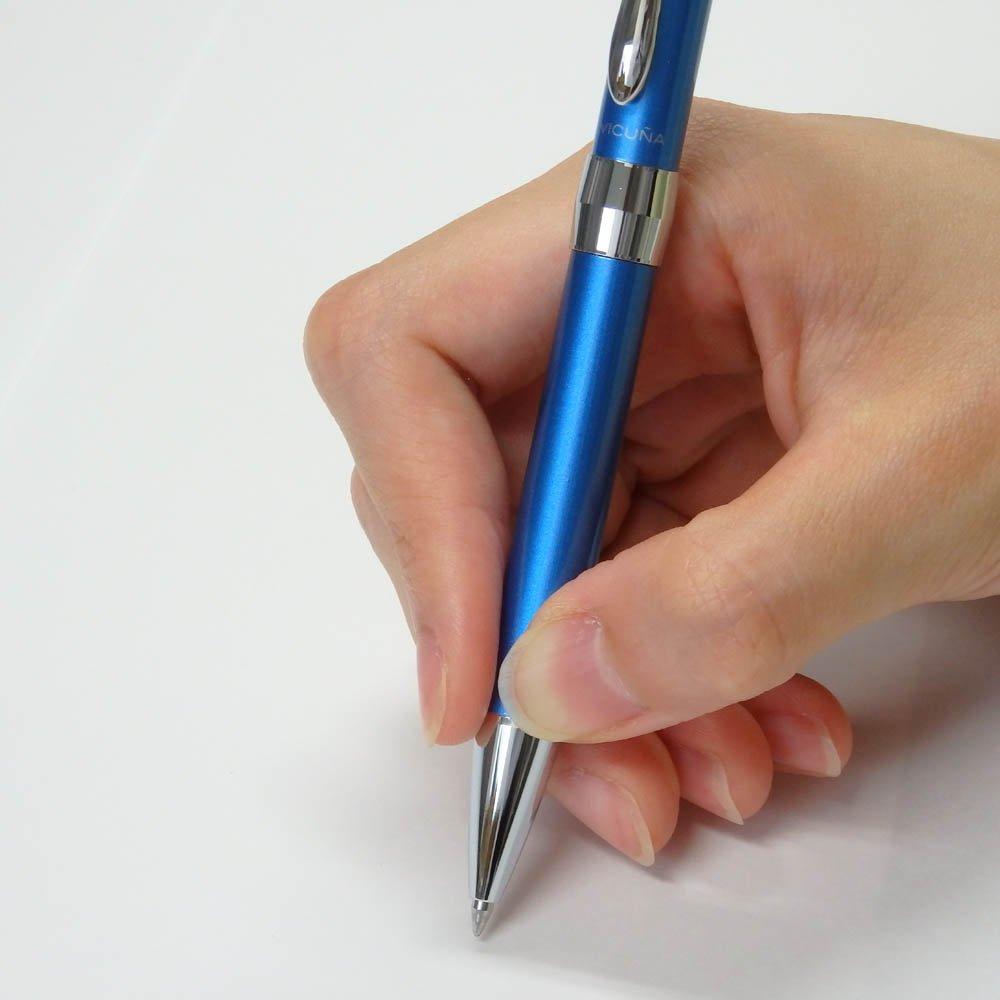 Шариковая ручка Pentel Vicuna EX2, корпус светло-голубой, масляная, BX2007S,