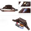 Cowhide Men's Bag Mobile Phone Waist Bag Genuine Leather Crossbody Bag Multi-functional Sports and Casual Crossbody Chest Bag