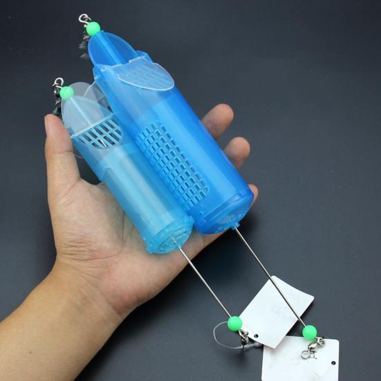 Large Capacity Compact Size Portable Fishing Reusable Luminous Bait Trap Cage