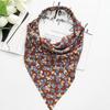 Summer Printting Hair Scarf Scrunchies Vintage Triangle Bandanas Hairband Headband Elastic Hair Bands Headwrap Hair Accessories