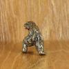 1Pc Solid Brass Polar Bear Figurine Pure Copper Brown Bear Statue Ornament Miniature Desk Decor for Home Office