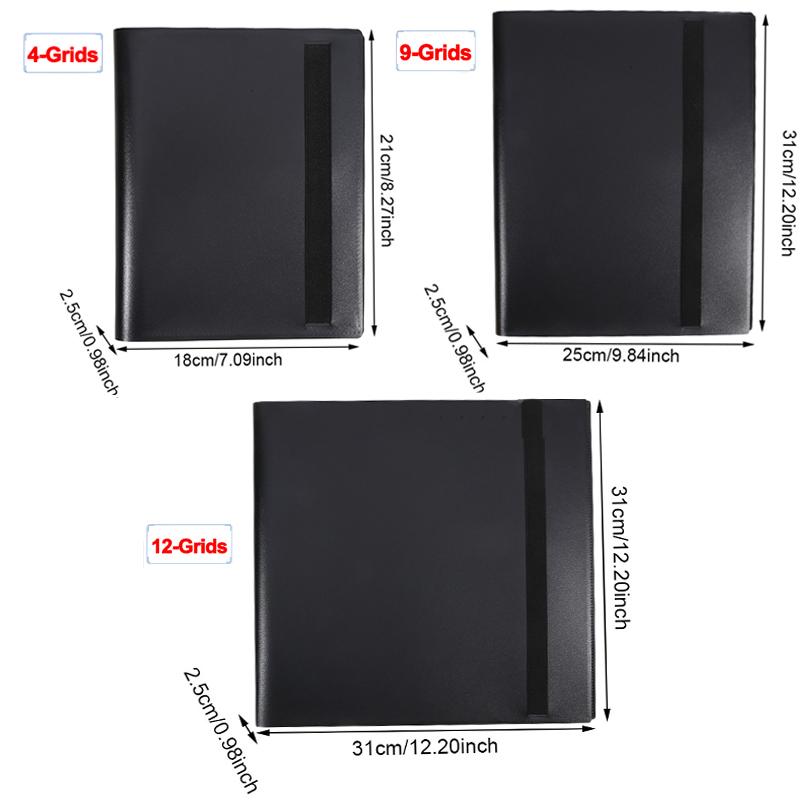 160/360/480 Cards Capacity Pocket Holder Binders Albums For Game Card Book Sleeve Holder PP Cover Ideal For Basketball Cards NEW