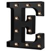 Newly Design Led Letters Lights 26 Alphabet Black Decorative Marquee Lamps for Wedding Party Birthday Home Bar Decoration
