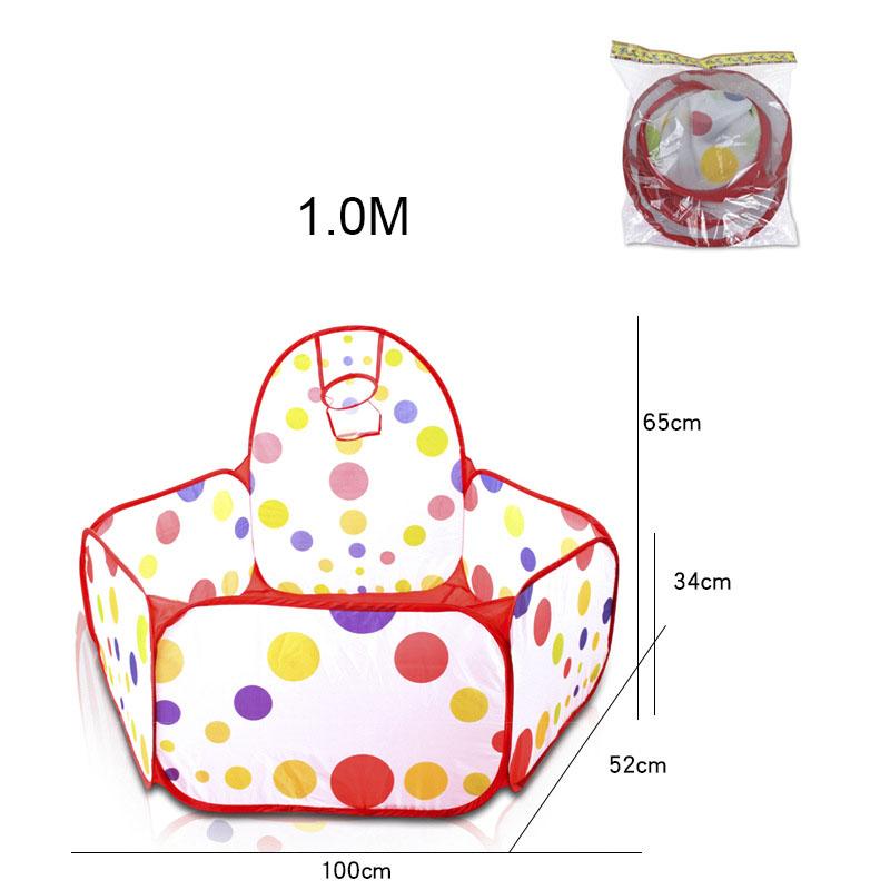 Портативная Складная Палатка Для Игр В Помещении и На Открытом Воздухе, Развивающие Красочные Игрушки, Бассейн с Океанскими Шариками, Игровой Домик, Подарок для Детей