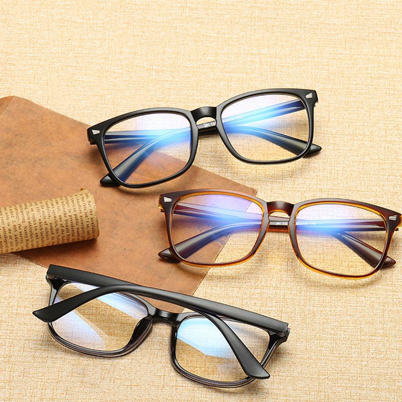Transparent Computer Glasses Frame Women Men Anti Blue Light Square Eyewear Blocking Glasses Optical Spectacle Eyeglass