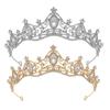 Свадебная корона, изысканный горный хрусталь, роскошная ретро-корона, повязка на голову, свадебное платье, аксессуары, свадебный головной убор