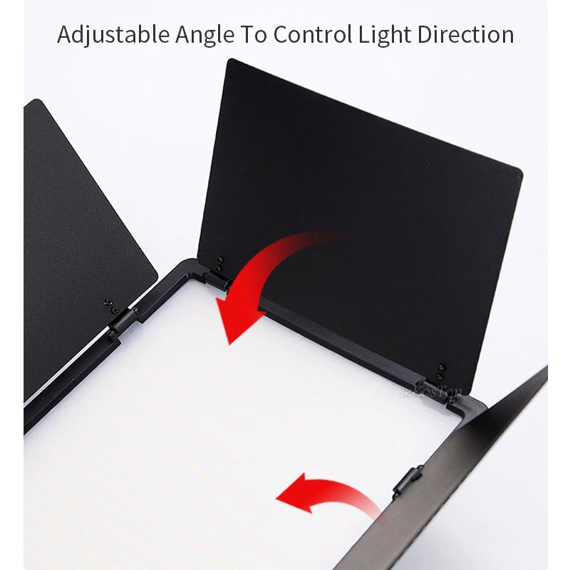 Светодиодная видеопанель с регулируемой яркостью CRI95 с пультом дистанционного управления, 12 дюймов, фотостудия, съемка фотографий на YouTube, прямая трансляция