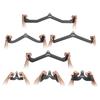 VEVOR LAT Pulldown Attachments, Cable Machine Rowing T-bar V-bar 7 Set, Tricep Pull Down Bar, Back Strength Training Rubber Coated Handle Grip