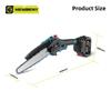 Newbeny 8 Inch Brushless Electric Pruning Saw With Oiler Cordless Woodworking Garden Pruning Saw Power Tools For Makita 18V Battery